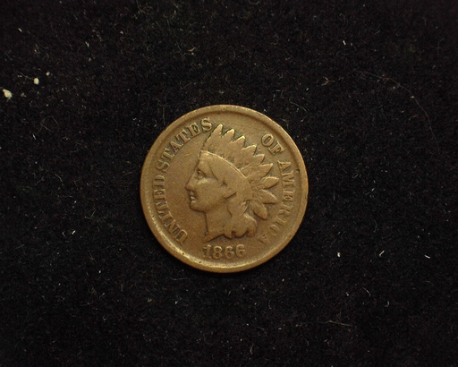 1866 Indian Head VG Obverse - US Coin - Huntington Stamp and Coin