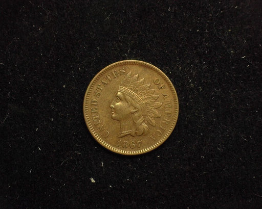 1867 Indian Head XF Obverse - US Coin - Huntington Stamp and Coin