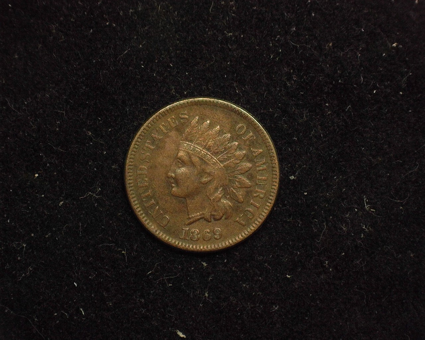 1869 Indian Head VF Obverse - US Coin - Huntington Stamp and Coin