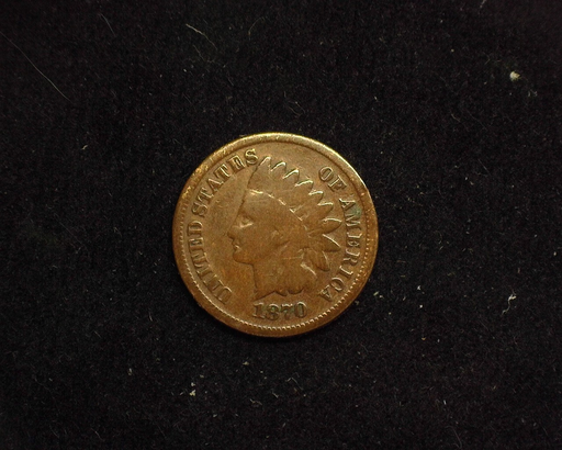 1870 Indian Head G Obverse - US Coin - Huntington Stamp and Coin