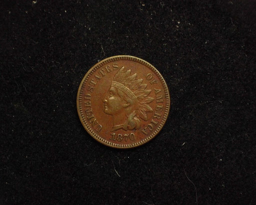 1870 Indian Head XF Obverse - US Coin - Huntington Stamp and Coin