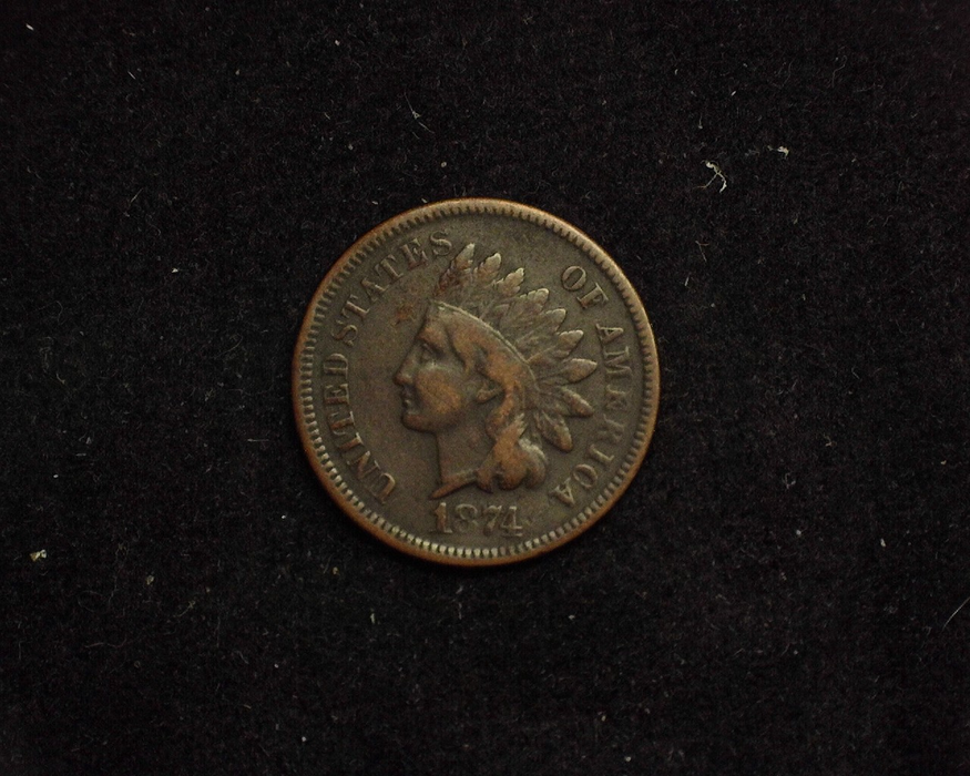 1874 Indian Head F Obverse - US Coin - Huntington Stamp and Coin