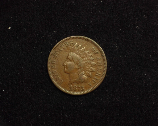 1875 Indian Head F Obverse - US Coin - Huntington Stamp and Coin