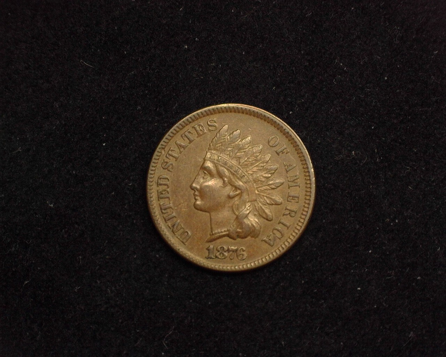 1876 Indian Head XF Obverse - US Coin - Huntington Stamp and Coin