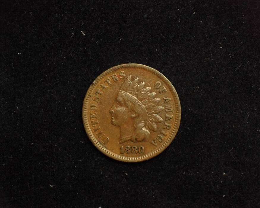 1880 Indian Head VF Obverse - US Coin - Huntington Stamp and Coin