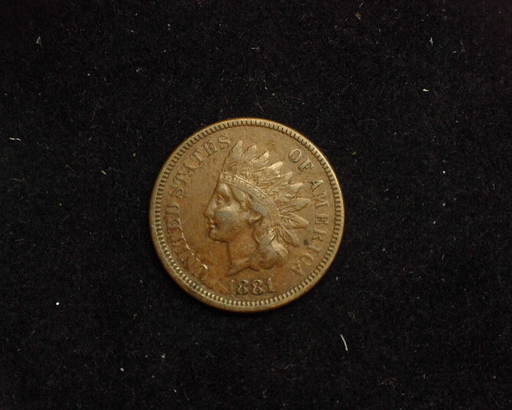 1881 Indian Head VF Obverse - US Coin - Huntington Stamp and Coin