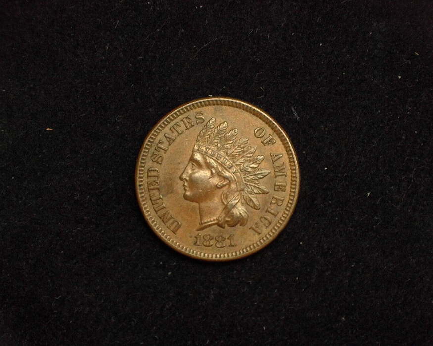 1881 Indian Head AU Obverse - US Coin - Huntington Stamp and Coin