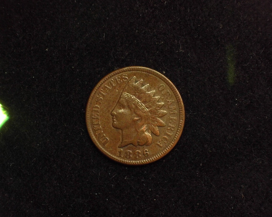 1886 Indian Head F Obverse - US Coin - Huntington Stamp and Coin