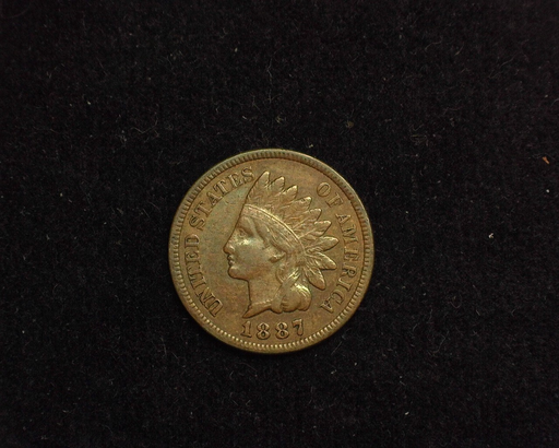 1887 Indian Head VF Obverse - US Coin - Huntington Stamp and Coin