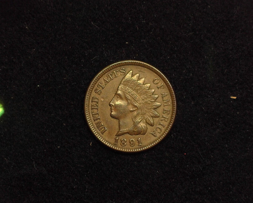 1891 Indian Head XF Obverse - US Coin - Huntington Stamp and Coin