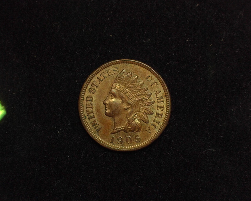 1905 Indian Head AU Obverse - US Coin - Huntington Stamp and Coin