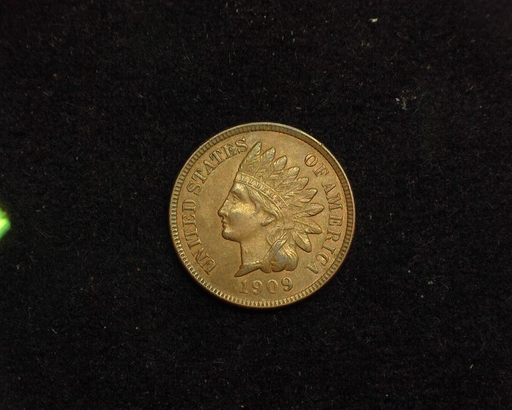 HS&C: 1909 Cent Indian Head AU Coin