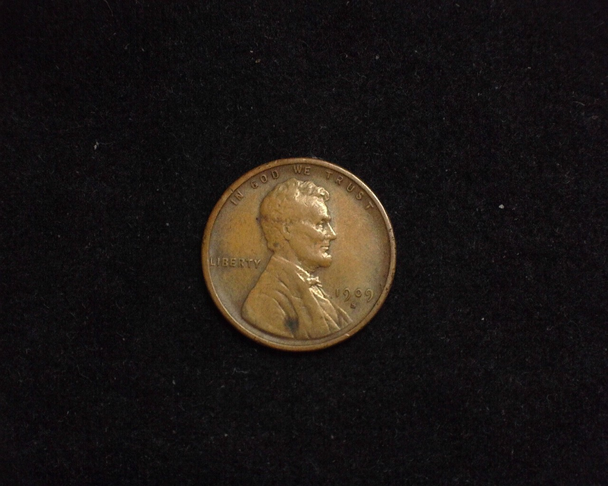 HS&C: 1909 S Cent Lincoln Wheat VF Coin