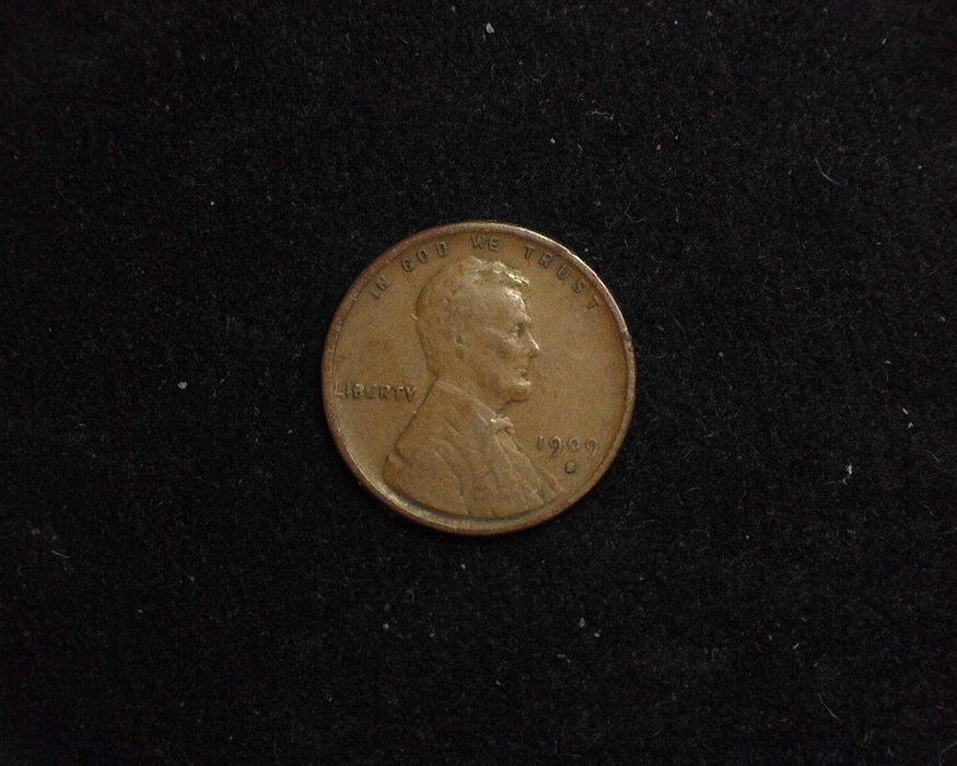 HS&C: 1909 VDB S Cent Lincoln Wheat VF Coin