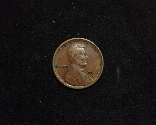 1915 S Lincoln Wheat VF Obverse - US Coin - Huntington Stamp and Coin