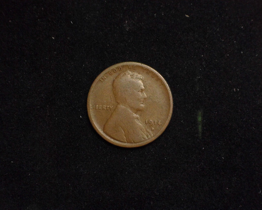 1914 D Lincoln Wheat G Obverse - US Coin - Huntington Stamp and Coin