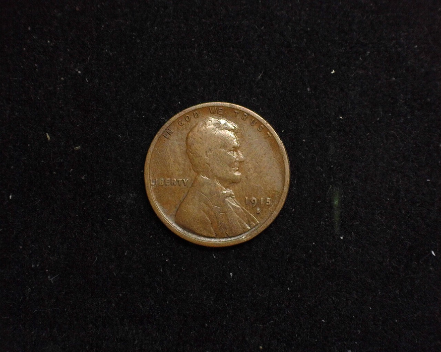 1915 S Lincoln Wheat F Obverse - US Coin - Huntington Stamp and Coin