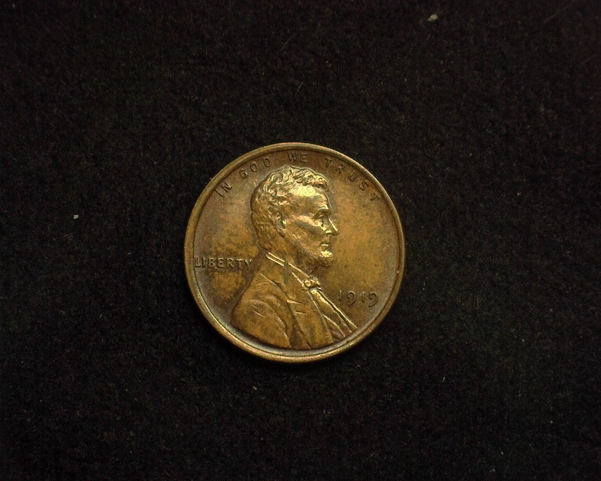 1919 Lincoln Wheat Penny/Cent AU - US Coin