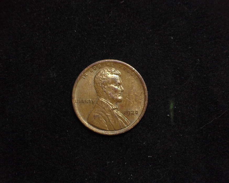 1920 Lincoln Wheat AU Obverse - US Coin - Huntington Stamp and Coin