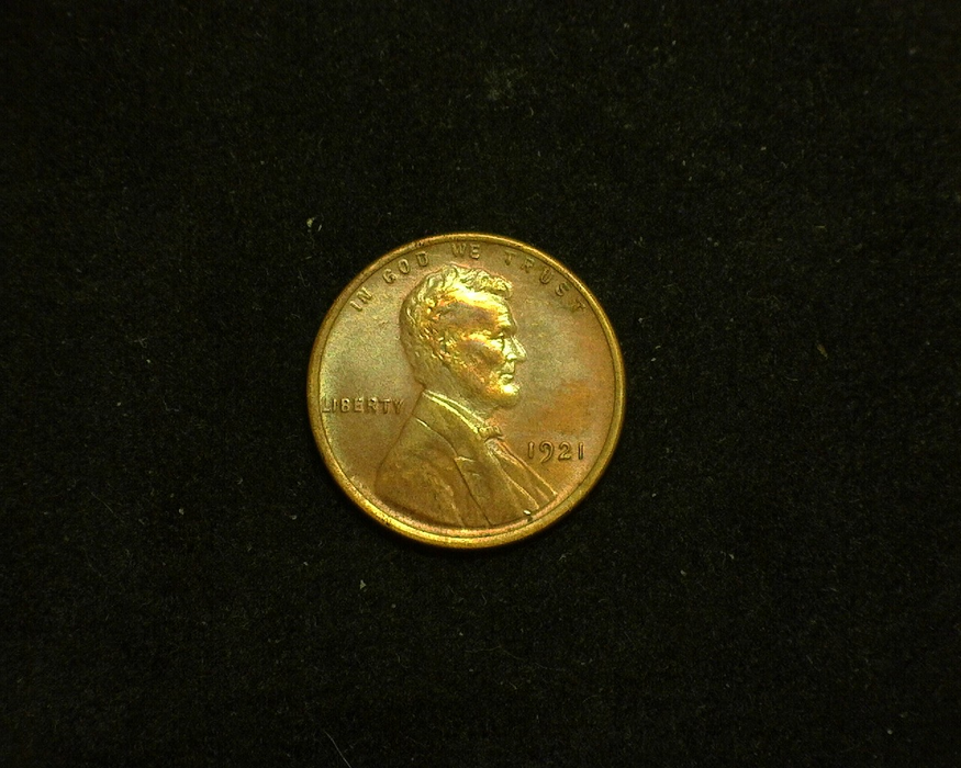 1921 Lincoln Wheat BU Obverse - US Coin - Huntington Stamp and Coin