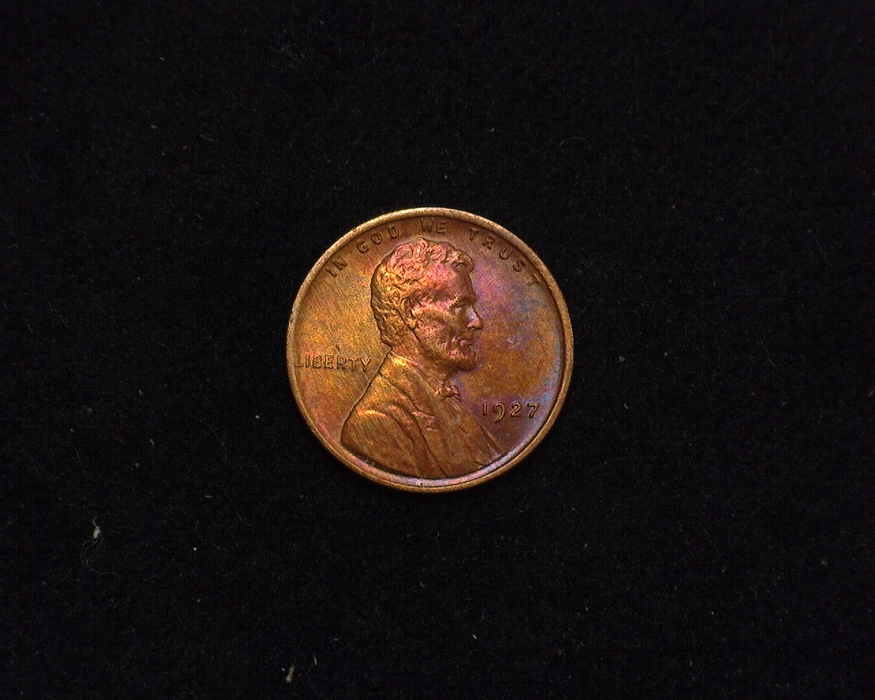 1927 Lincoln Wheat AU Obverse - US Coin - Huntington Stamp and Coin