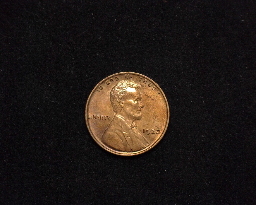 1933 Lincoln Wheat BU Obverse - US Coin - Huntington Stamp and Coin