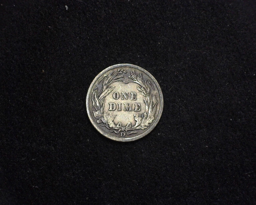 1908 D Barber VF Reverse - US Coin - Huntington Stamp and Coin