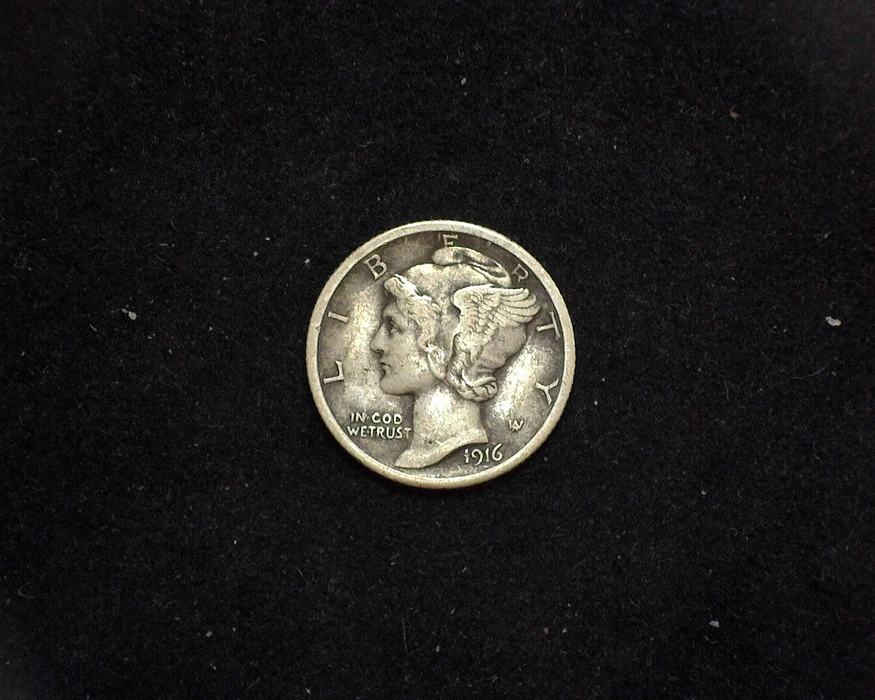 1916 Mercury XF Obverse - US Coin - Huntington Stamp and Coin