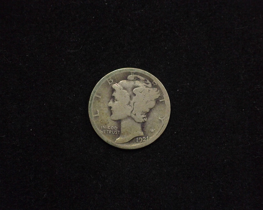 1921 D Mercury G Obverse - US Coin - Huntington Stamp and Coin