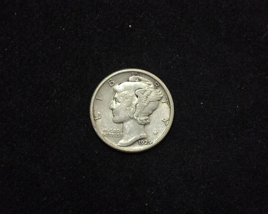 1929 Mercury VF Obverse - US Coin - Huntington Stamp and Coin