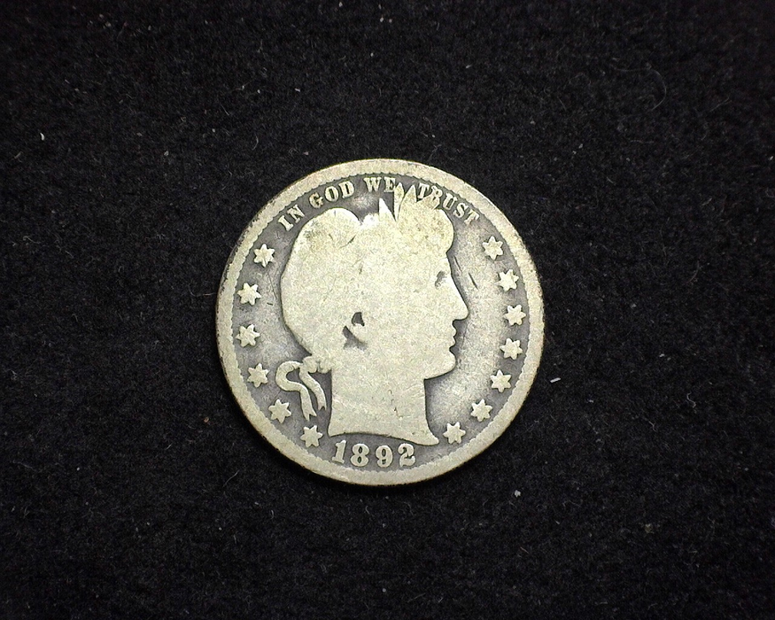 1892 O Barber G Obverse - US Coin - Huntington Stamp and Coin