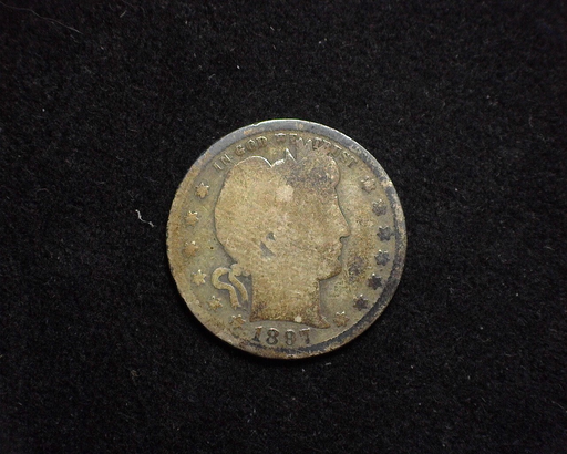 HS&C: 1897 S Quarter Barber G Coin