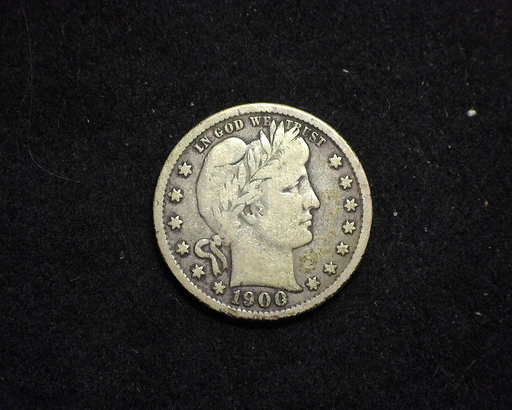 HS&C: 1900 S Quarter Barber F Coin