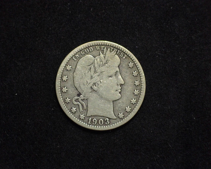 HS&C: 1903 O Quarter Barber F Coin