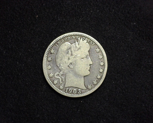 HS&C: 1903 S Quarter Barber VG Coin