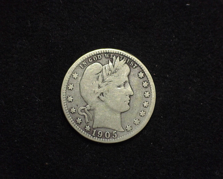 HS&C: 1905 S Quarter Barber F Coin