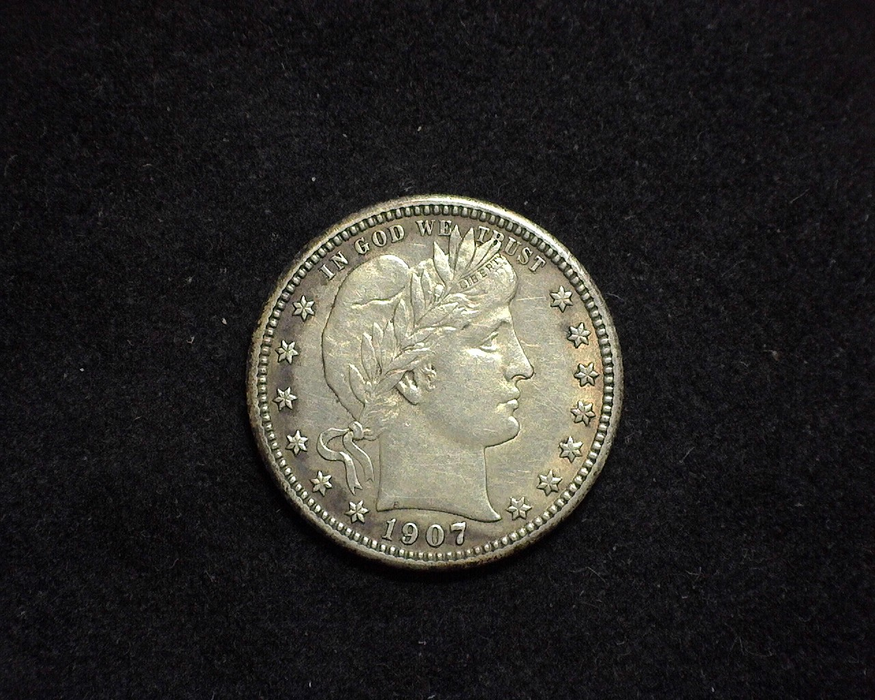 HS&C: 1907 Quarter Barber AU Coin