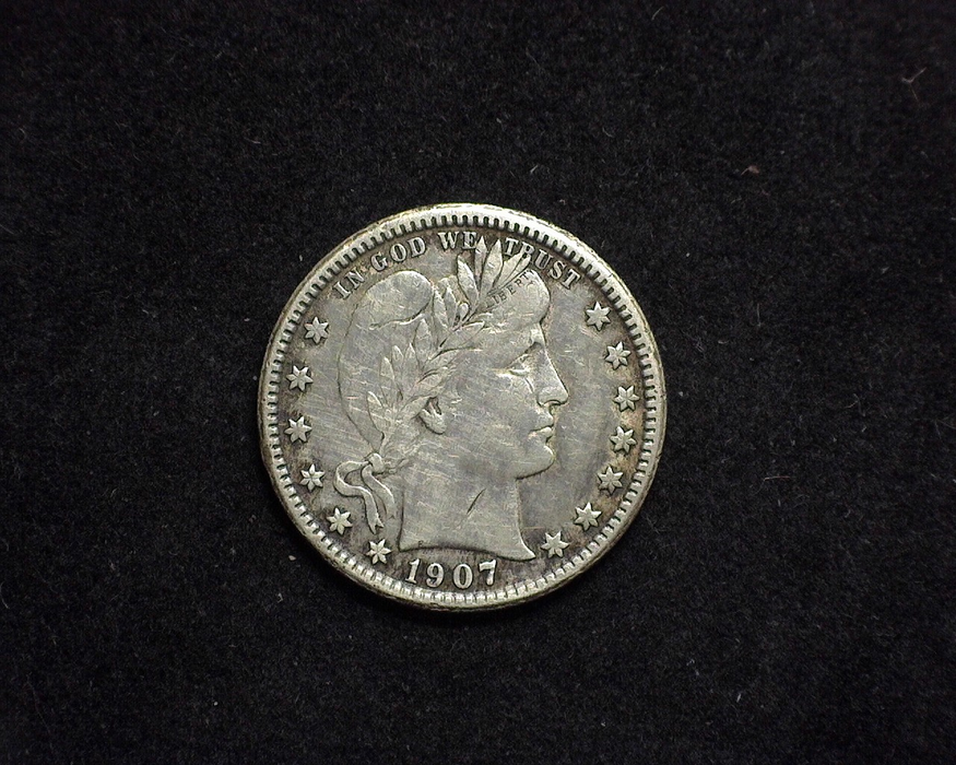 HS&C: 1907 O Quarter Barber VF Coin