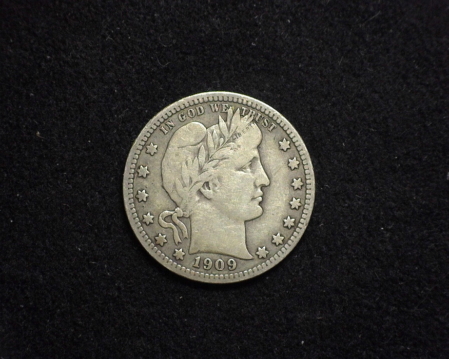 HS&C: 1909 Quarter Barber F Coin