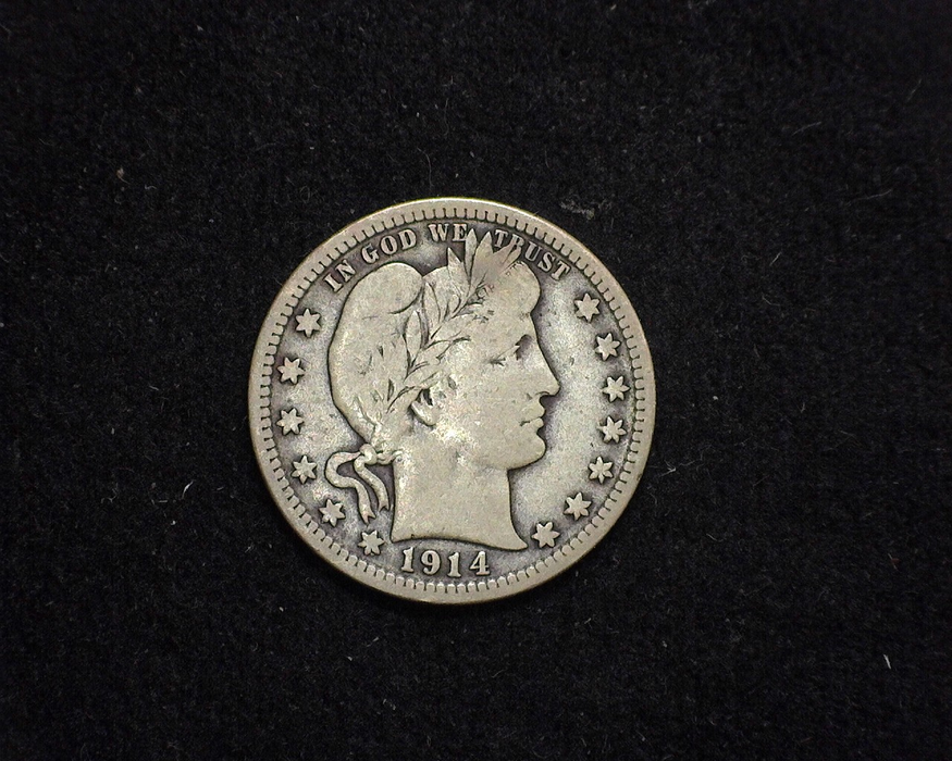 HS&C: 1914 Quarter Barber F Coin