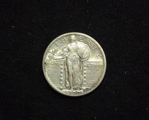 1920 Standing Liberty AU Obverse - US Coin - Huntington Stamp and Coin