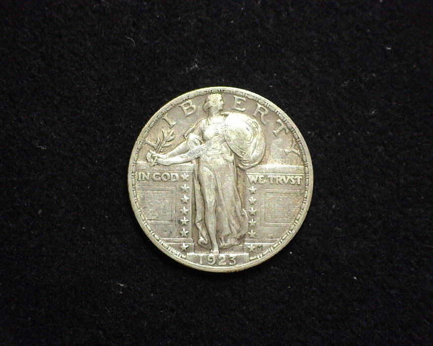 1923 Standing Liberty XF Obverse - US Coin - Huntington Stamp and Coin