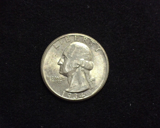 1934 Washington AU Obverse - US Coin - Huntington Stamp and Coin