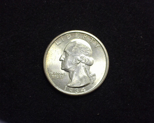 1934 Washington BU Obverse - US Coin - Huntington Stamp and Coin