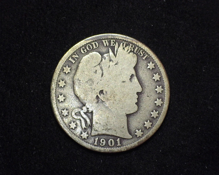 1901 S Barber G Obverse - US Coin - Huntington Stamp and Coin