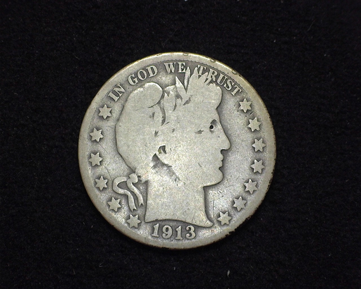 1913 S Barber G Obverse - US Coin - Huntington Stamp and Coin