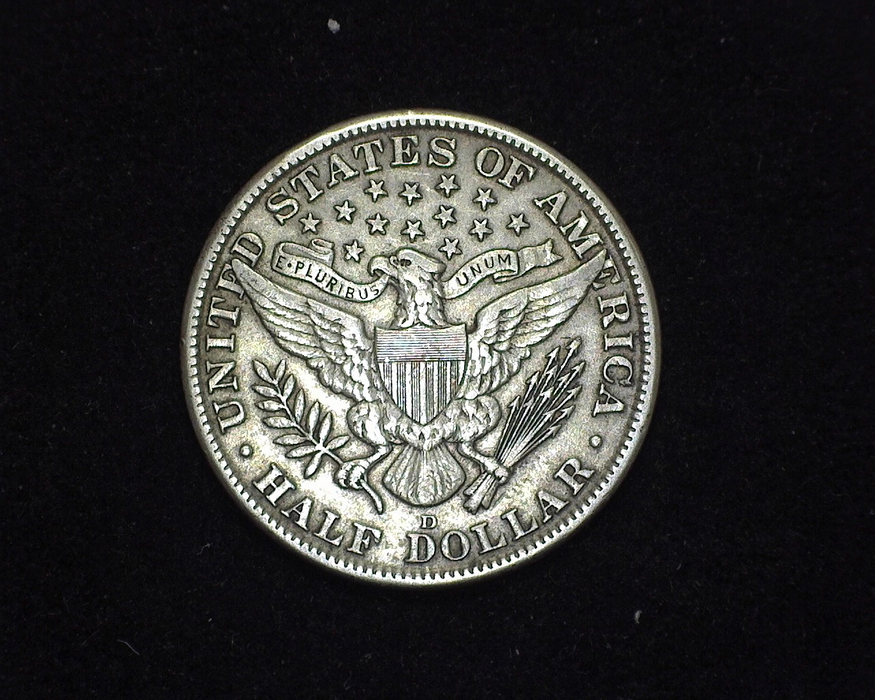 1915 D Barber XF Reverse - US Coin - Huntington Stamp and Coin