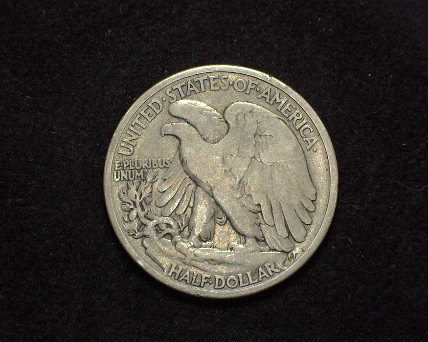 1916 OBV D Walking Liberty Half Dollar F - US Coin