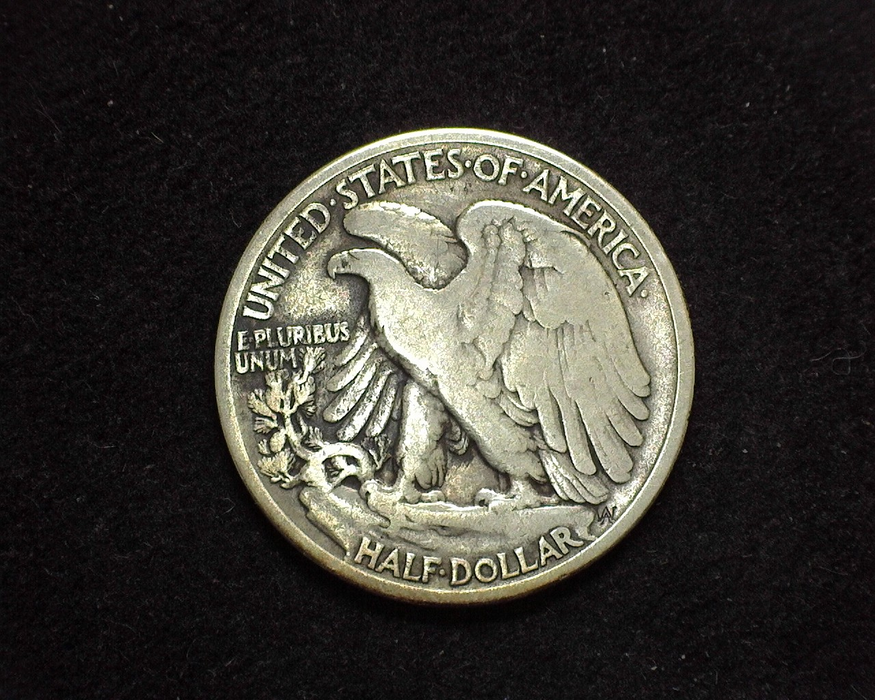 1916 D Walking Liberty Half Dollar F - US Coin