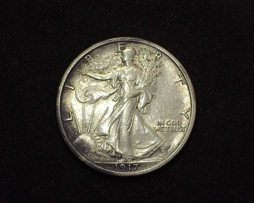 HS&C: 1917 Half Dollar Walking Liberty AU Coin